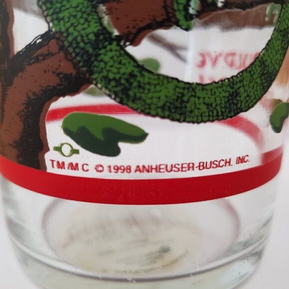 1998 Set of 2 Budweiser Beer Pub "Lizard" Glasses-We Could've Been Huge! - Picture 4 of 8
